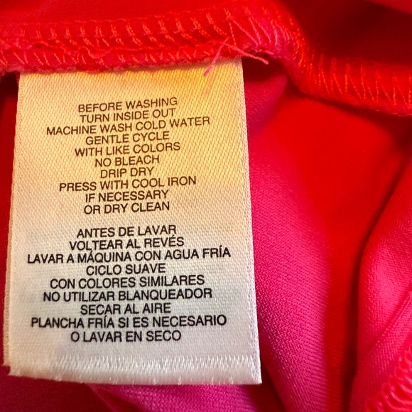Anne Klein | Women’s Hot Pink Short Sleeve Knit Blouse w/Stretch, Size 2X - Picture 11 of 13